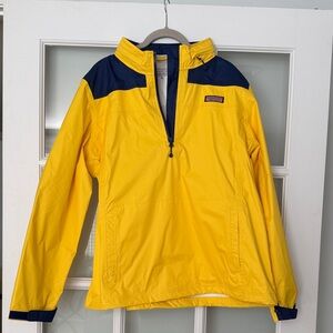 Vineyard Vines Yellow and Navy Utility Jacket